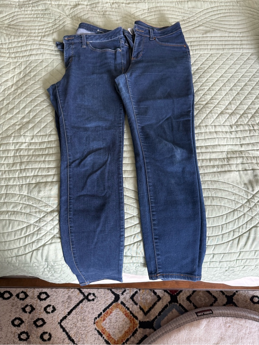 a.n.a Dark Indigo Skinny Jeans - Size 8